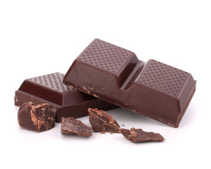 Chopped chocolate  bars