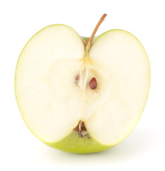 green apple half
