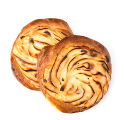 Delicious sweet cream buns