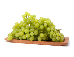 Perfect bunch of white grapes