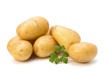 New potato and green parsley