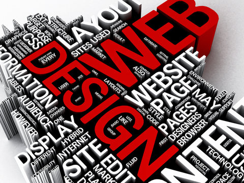 Web Design Concepts - Web Design Background. for Visual Communication Impact