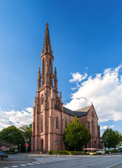 Obraz premium Protestant church in Offenburg, Germany