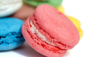 Macarons closeup