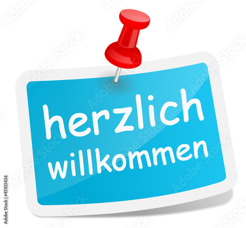 "Schild Label herzlich willkommen" Stockfotos und ...