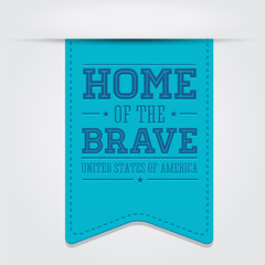 Home of the Brave ribbon