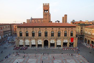 Italy, Bologna King Enzo palace aerial view © claudiozacc