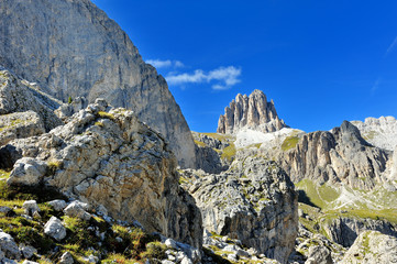 Dolomiti, Italia - Catinaccio Rosengarten Roda di Vael