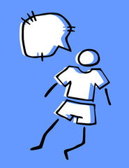 Cartoon puppet