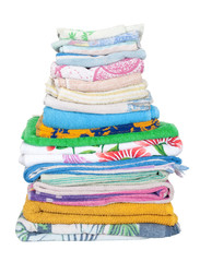 Fototapeta na wymiar Pile of towels