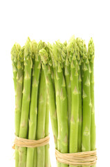 Close up bunch of vegetable asparagus