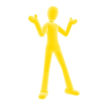 yellow person giveup
