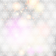 Christmas background with snowflakes