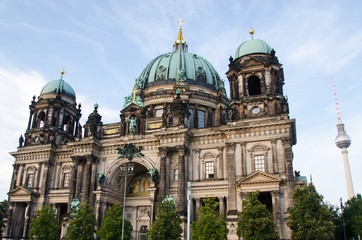 Fototapeta na wymiar Berlin Cathedral (Berliner Dom), Berlin, Germany