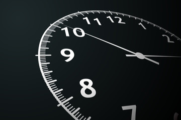 vector illustration of a clock