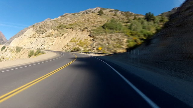 Entering into Yosemite, time-lapse