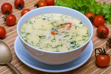 Cream soup