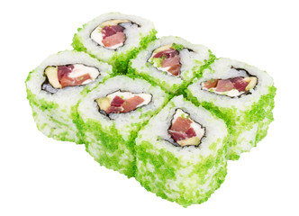 Tobiko Spicy Maki Sushi - Hot Roll with various type of Tobiko (