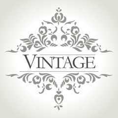vector vintage frame
