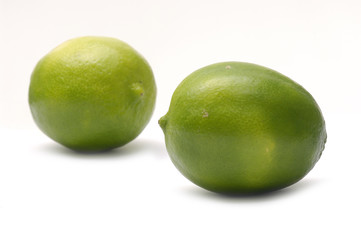 Pair of fresh limes