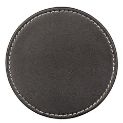 Leather table coaster