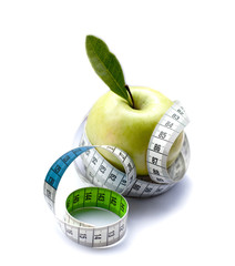 pomme verte de régime amaigrissant