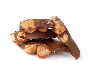 Chocolate with hazelnuts