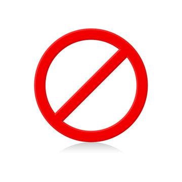 prohibition sign
