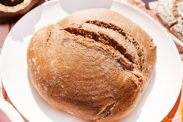 fresh homemade bread