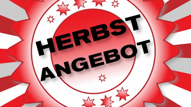 Herbst Angebot