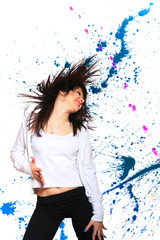 Obraz premium modern style dancer