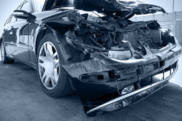 Obraz na płótnie Canvas car crash