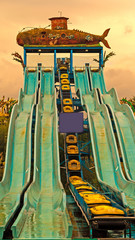 Water slide ride