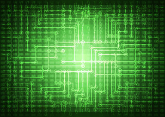 Abstract technology background illustration with binary code