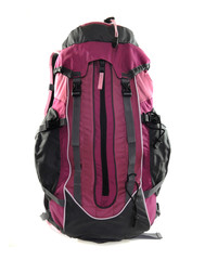 Pink Hiking Backpack Front