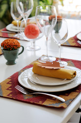 Fall place setting