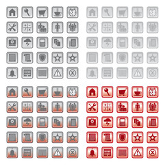 Internet icons set.