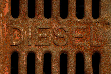 Diesel - Traktoraufschrift