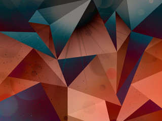 Abstract Triangle Background CouCou