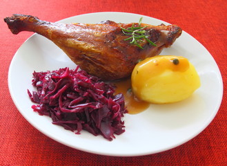 knuspriger Entenbraten