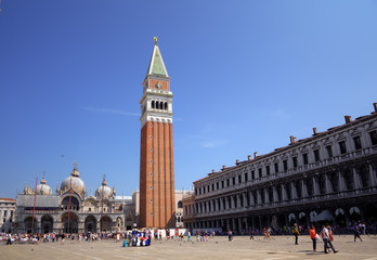 Piazza San Marco (St Mark's Square), Venice, Italy