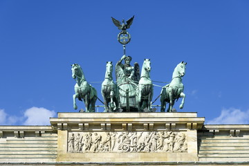 Quadriga auf dem Brandenburger Tor, Berlin