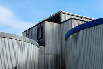 Marode Industriefassade