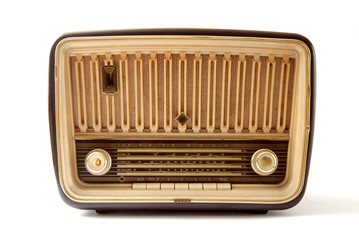 Radio - Vintage - sfondo bianco