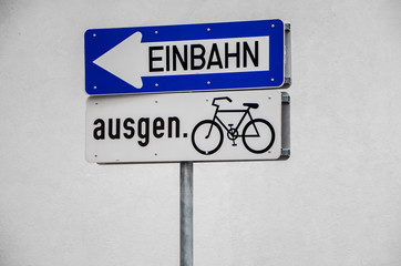 einbahnstraße