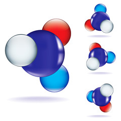 molecular icon set