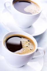 cups of black coffee