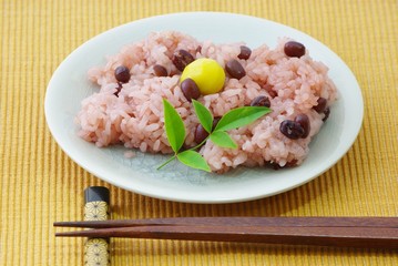 栗赤飯