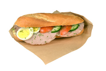 Sandwich fricandeau.