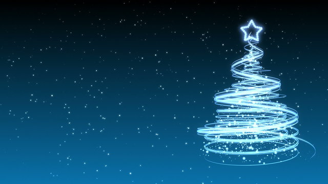 Christmas Tree Background - Merry Christmas 32 (HD)